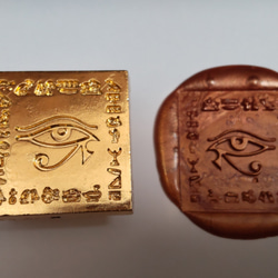 シーリングスタンプ　ヘッド　EGYPTIAN EYES ホルスの目 4枚目の画像