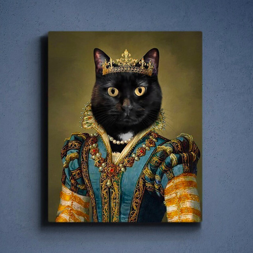 オーダーの品　猫の肖像画 500x0.jpg
