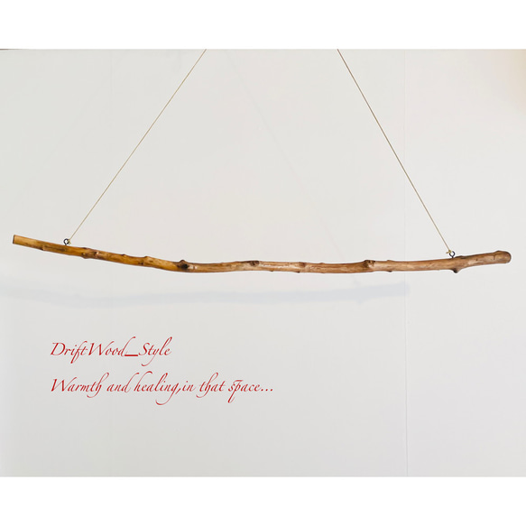 流木インテリア シンプルで細身の大型流木のハンガーラック 北欧 衣装掛け ハンギング 吊り下げ ハンガーポール 癒し 8枚目の画像