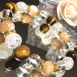 桜彫水晶＊ピンクタイガーアイ＊インカローズ＊花翡翠＊アラゴナイト