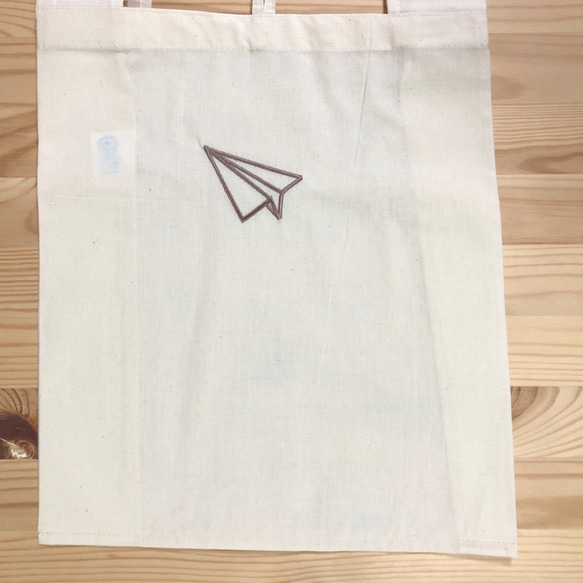 【送料無料】残念な折り紙刺繍エコバッグ ／ワケありな逸品 5枚目の画像