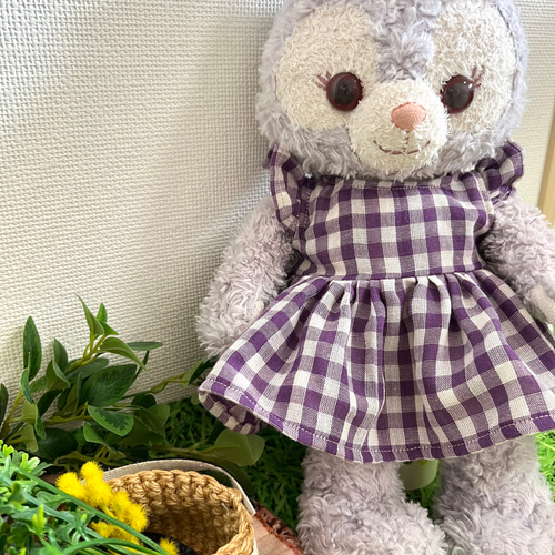 リーナベルちゃん中心 総柄ワンピース ダッフィー ジェラートピケ