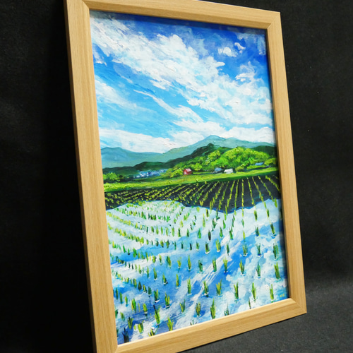 油絵 絵画 【田鏡】 - HR | minne 国内最大級のハンドメイド