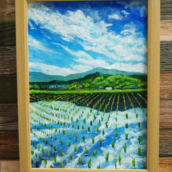 【50％OFF】 油絵 絵画 【田鏡】 絵画 HR 通販 16380473｜Creema(クリーマ) 絵画