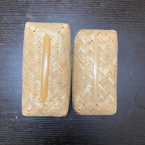 たっぷり入れられる竹のお弁当箱 (長方形・大) 弁当箱・ランチボックス