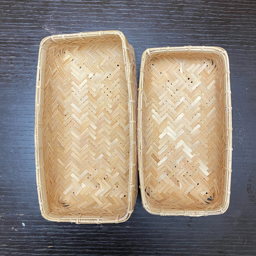 たっぷり入れられる竹のお弁当箱 (長方形・大) 弁当箱・ランチ