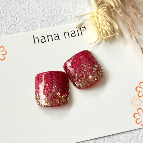 フットネイル マグネットネイルチップ 親指セット ネイルチップ（つけ