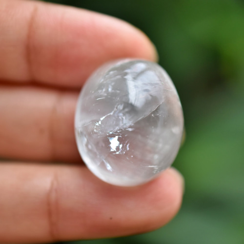 貫入り水晶☆ホワイトガーデンクォーツs924 天然石 Funky garuda