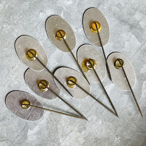 100個】ハットピン アンティーク ヴィンテージ アクセサリ チェコ オランダ