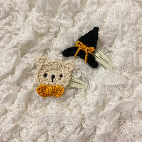 ハロウィンパッチンピン☆ ハロウィンぱっちんピン ～オバケ～｜アクセサリーショップ *Artesano