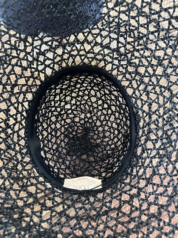 ブレード手縫い仕上げキャベリン大振りアンティークレースリボン-シリアルNo.69- 8枚目の画像