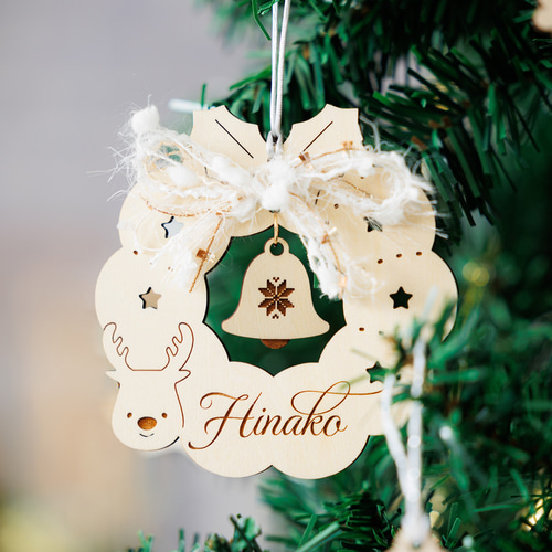 クリスマスツリーリース HAPPY HOLIDAY クリスマスツリーリース HAPPY HOLIDAY 🎅 2024年度新商品✨ Lapucelle