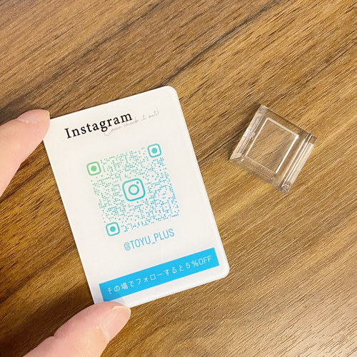 qrコードスタンド 看板 ミニサイズ ｜ ミニ看板 コード決済 開店祝い