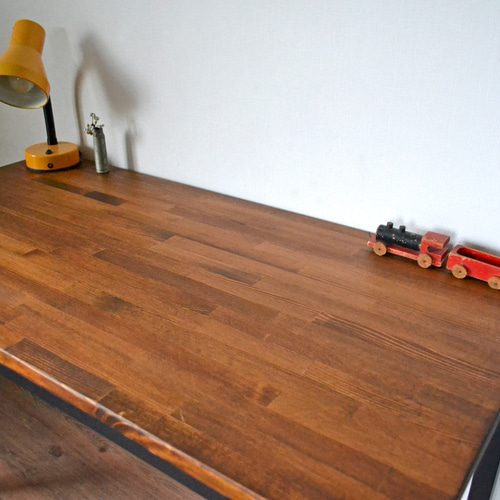 テーブル・机 Work table walnut color iron leg Work table walnut color iron leg 机・デスク Franck 通販
