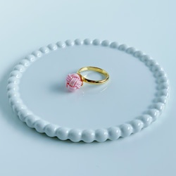 再販⭐︎水引玉結びの指輪 5枚目の画像