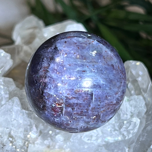 能力向上❁⃘*. アイオライト サンストーン スフィア 原石