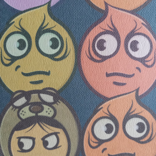 TAKENOKURASHI キラクター アート イラスト デザイン ポスター A4 A3