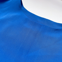 特別な日の"スカイブルーワンピ " ゆったり 着物リメイク ワンピース 衣装 雅楽 青 フリーサイズ  (Ｊ5706) 16枚目の画像