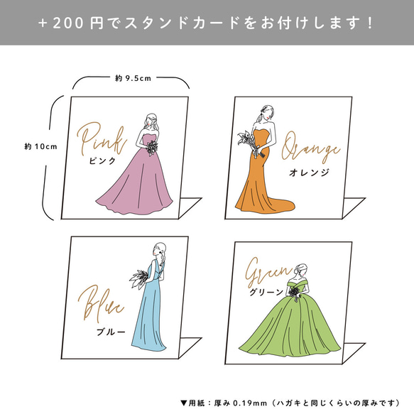 【1000円】ドレス色当てクイズボード＼投票用紙も追加可能！／ 5枚目の画像