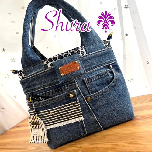 デニムリメイク ベティちゃん バッグ トートバッグ （デニムリメイク  