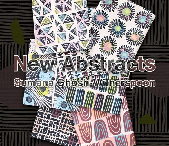 カットクロス Paintbrush Studio Fabrics New Abstracts Striped Oval 7枚目の画像