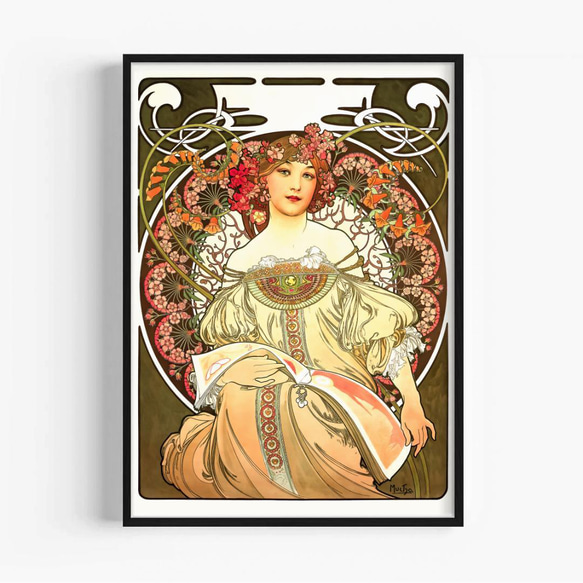 mucha ミュシャ 超高級額装 ◇216◇アルフォンス ミュシャ インテリア