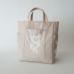 motif lace tote [beige] 2枚目の画像