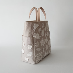 motif lace tote [beige] 4枚目の画像