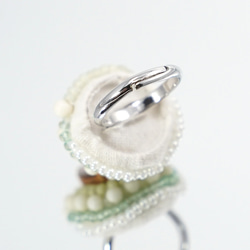 閒聊戒指，也可用於繫圍巾 167 均碼串珠刺繡戒指 綠色寶石超大戒指 第7張的照片
