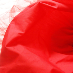 真っ赤なチュールスカート　Sサイズ（80〜90cmくらい） 4枚目の画像