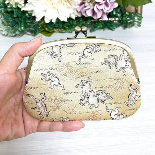 1周年記念セール中】《wawaFAB》大人の遊び心、鳥獣戯画。金襴の輝き