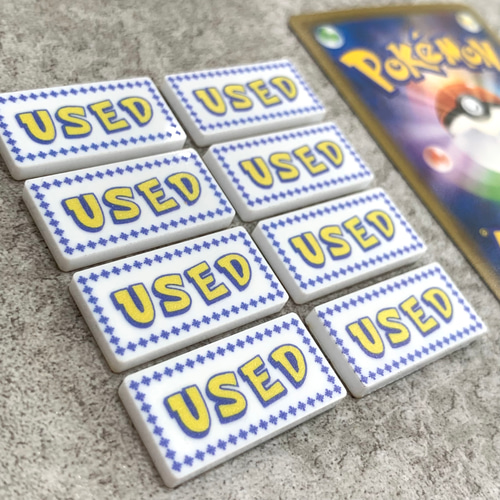 送料無料】UVカラー加工 ポケカ USEDマーカー 8点セット カードゲーム