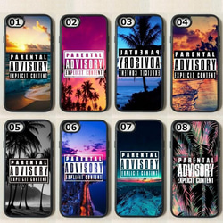 【既成デザイン】 iPhoneケース アイフォンケース Parental Advisory Explicit Conte 2枚目の画像