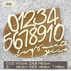 【大幅値下げ！】木製レターバナーセット➀┃　マンスリーカード　インスタ映え　マンスリーバナー　ベビー　木製　ベビー食器　 2枚目の画像