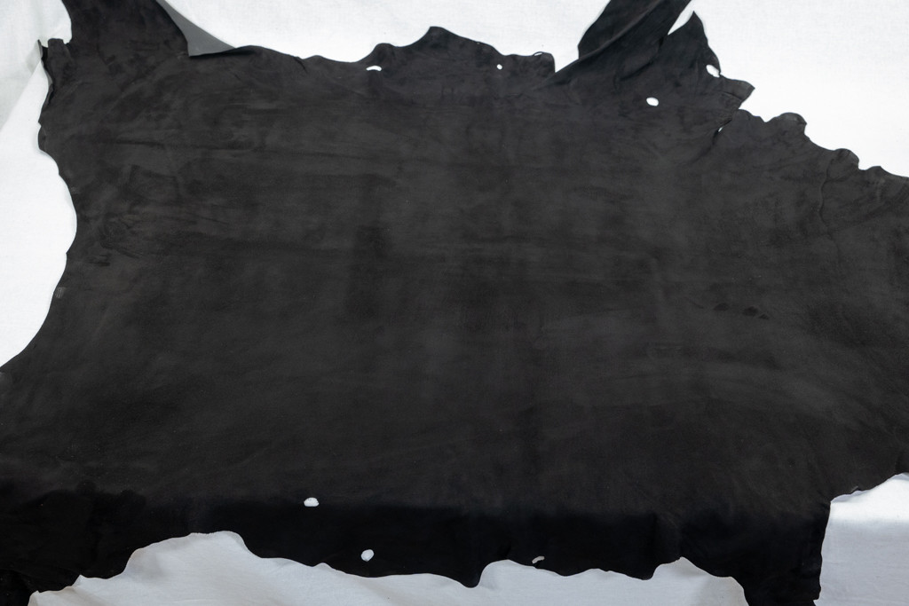 ディアスエード 黒 Deer Suede Black - 鹿革 天然皮革 Leather