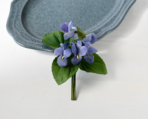 布花 かれんな野すみれのブーケコサージュ 卒業式・入学式 フォーマル