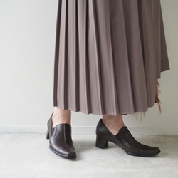 人氣中縫高跟鞋秋季新品上市★z3606 深棕色秋季色 第9張的照片
