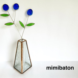 mimibaton＊ステンドグラスのヒマワリ＊ アートフラワー