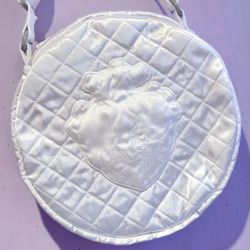 ✞ 純白心臓 ✞ まんまるバッグ 3枚目の画像