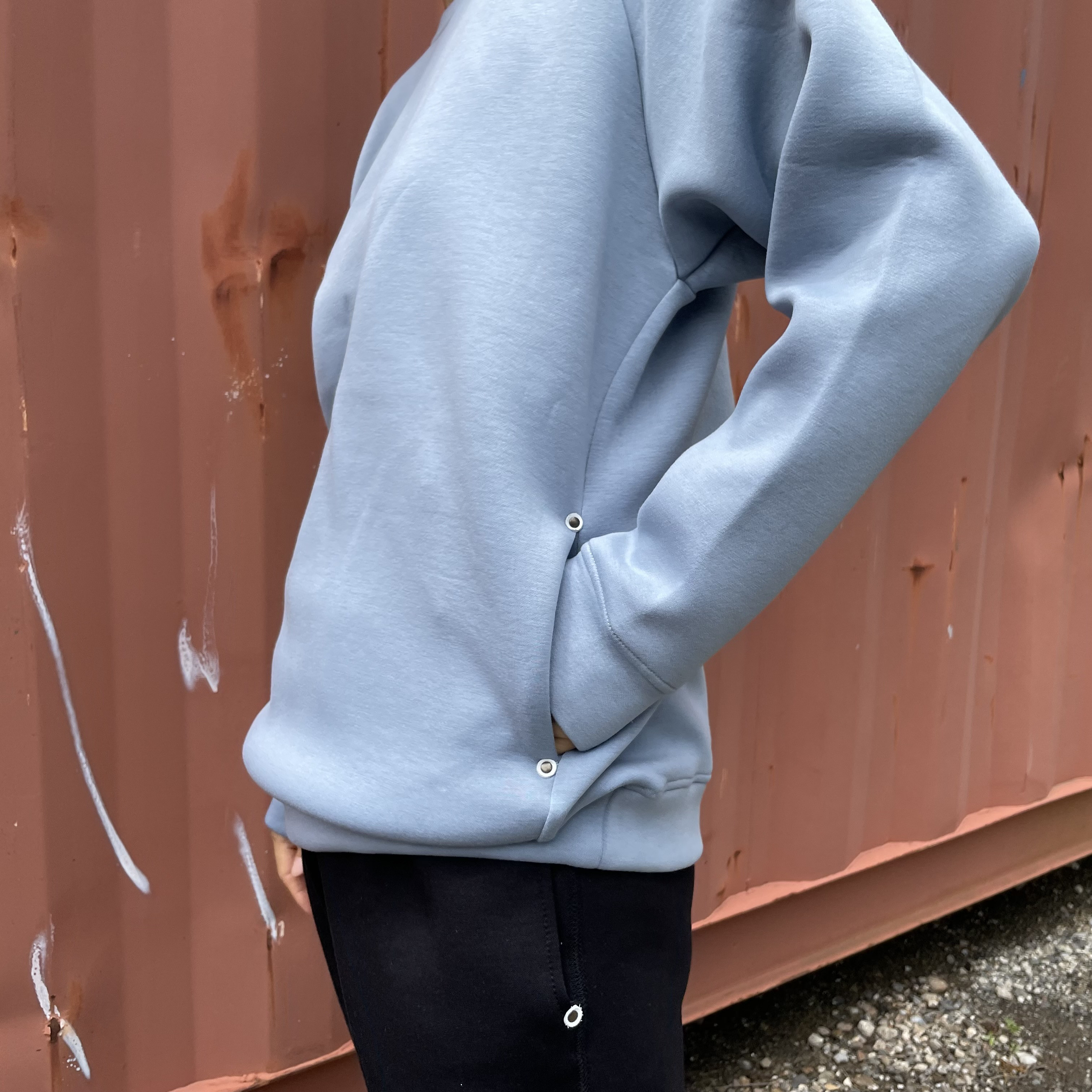 MAYSON GREY ニット セーター 3Dニットスリーブダンボールニット