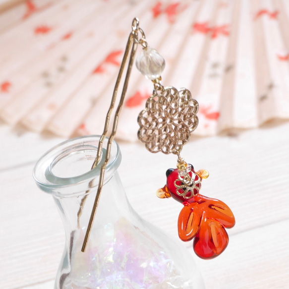 2229. 【大】レジンポニーフック・ヘアゴム・ブローチ 【公式通販】