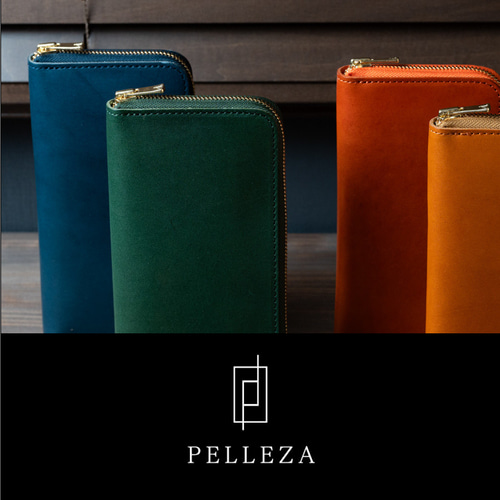 使いやすい 栃木レザー 長財布 メンズ 財布 ラウンドファスナー