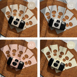 写ルンです　カメラカバー　レザー風　パステルシリーズ　　ウェディング　結婚式　ペーパーアイテム 1枚目の画像