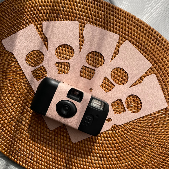 写ルンです　カメラカバー　レザー風　パステルシリーズ　　ウェディング　結婚式　ペーパーアイテム 6枚目の画像