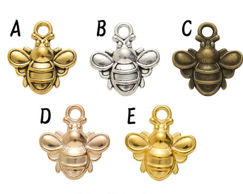 ミツバチねこチャンとてんとう虫　チャーム　b ミツバチねこチャンとてんとう虫チャームb