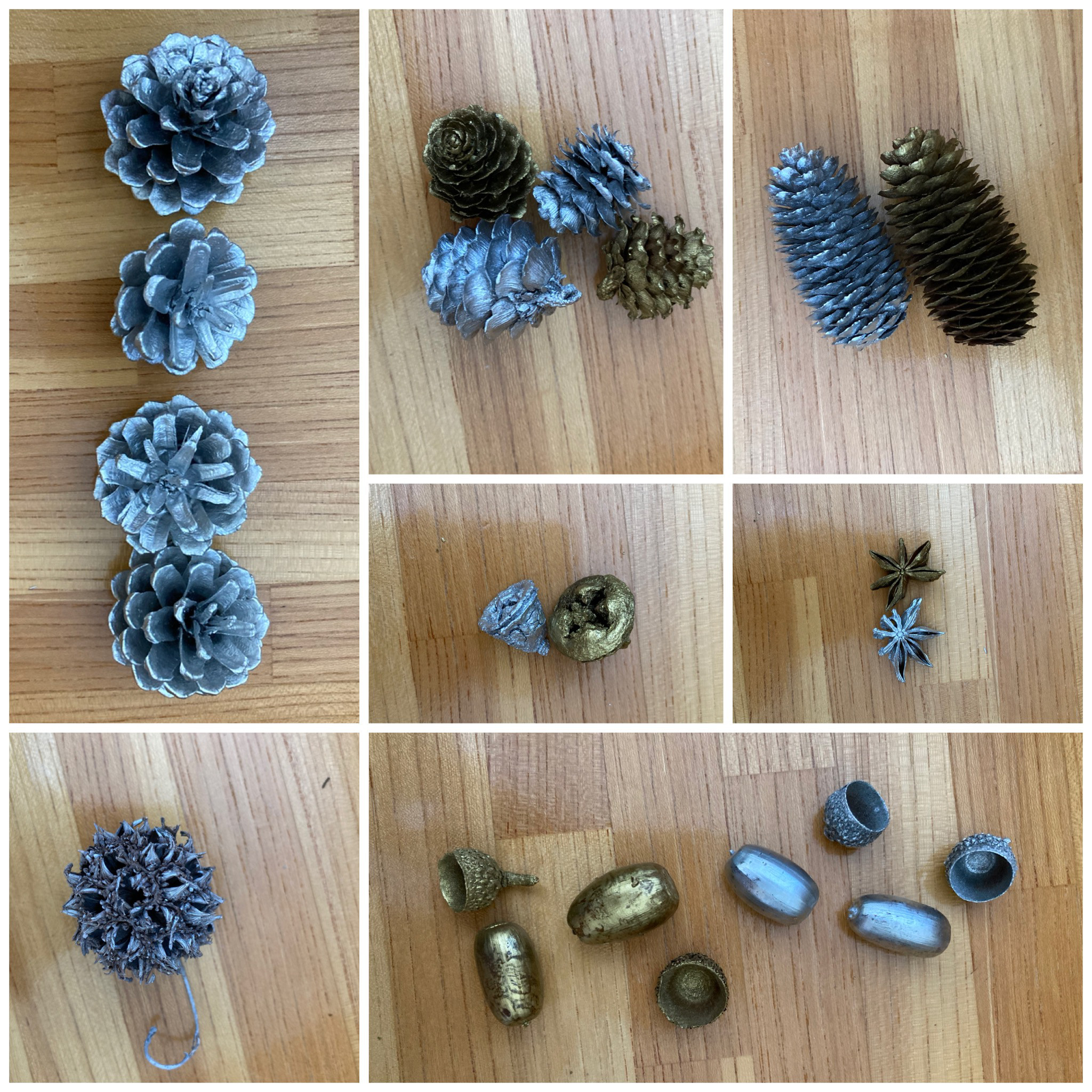 木の実他おまとめ リース材料 お引渡し