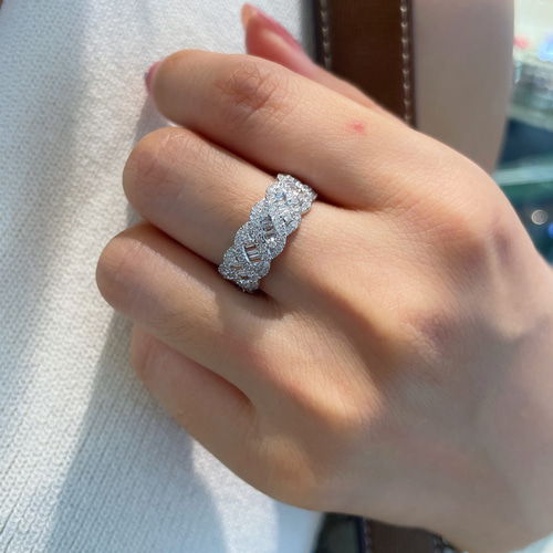 天然ダイヤモンドリング1.1ct k18 指輪・リング パール大好き(購入前に  