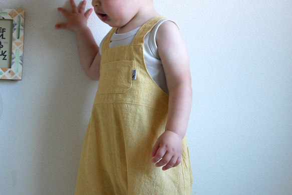子供服　ベビー服　パンプキンサロペット 6枚目の画像