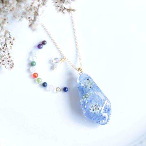 春色 満開の桜 天然石( ローズクォーツ ) ネックレス 春色 満開の桜 天然石( ローズクォーツ ) ネックレス