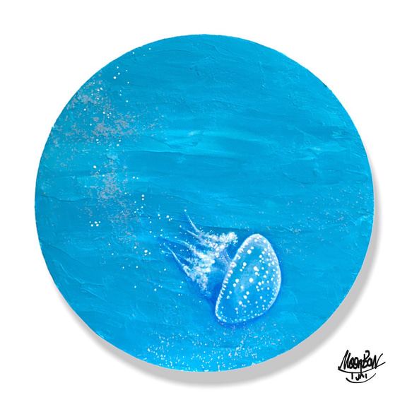 [原画]ナンヨウタコクラゲ　Jellyfishアート 1枚目の画像